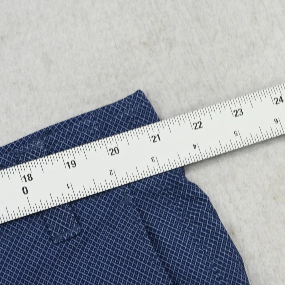 Callaway‎ Golf Shorts Mens 42 Blue Micro Geometric Stretch Active Performance